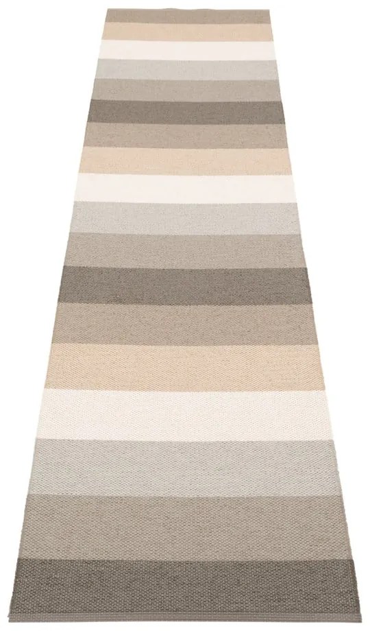 Sivo-béžový vnútorný a vonkajší behúň 70x300 cm Molly Clay – Pappelina