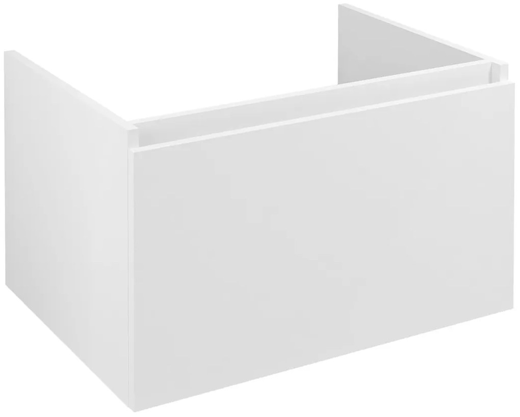 Sapho Sapho, LOREA umývadlová skrinka 70x44x51,2cm, 1x zásuvka, biela matná, LE070-3131