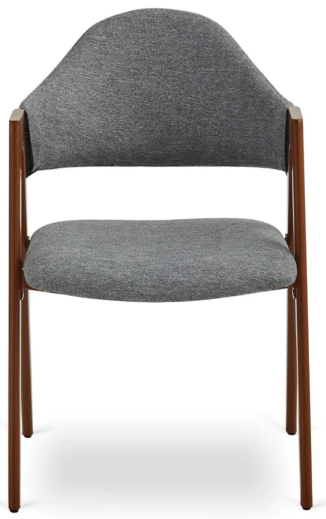 PROXIMA.store - Čalúnená jedálenska stolička RUIZ FARBA: béžová, FARBA NÔH: orech