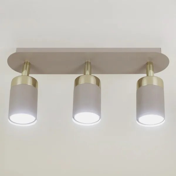Brilagi - Bodové svietidlo POKER 3xGU10/25W/230V béžová
