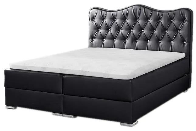 Čalúnená posteľ SULTAN + topper, 160x200, madryt 1100