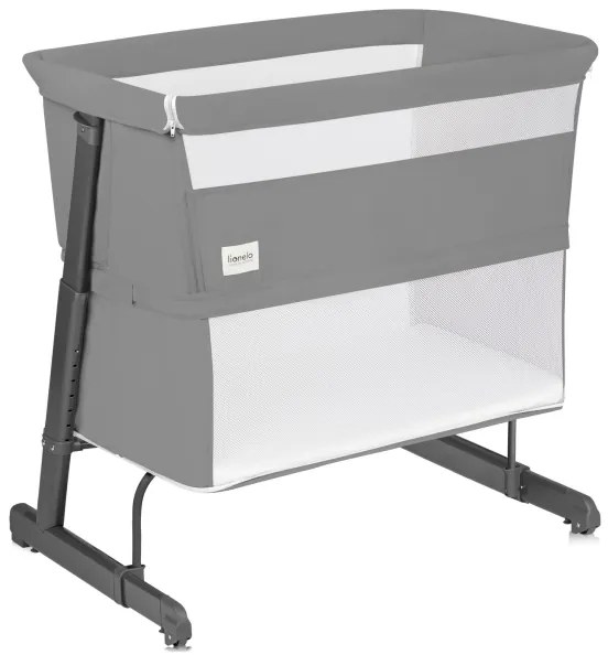 Lionelo - Otroška posteljica 5 v 1 THOMI PLUS Grey Concrete