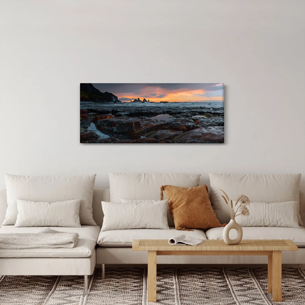 Obraz - krajina na Novom Zélande (120x50 cm)