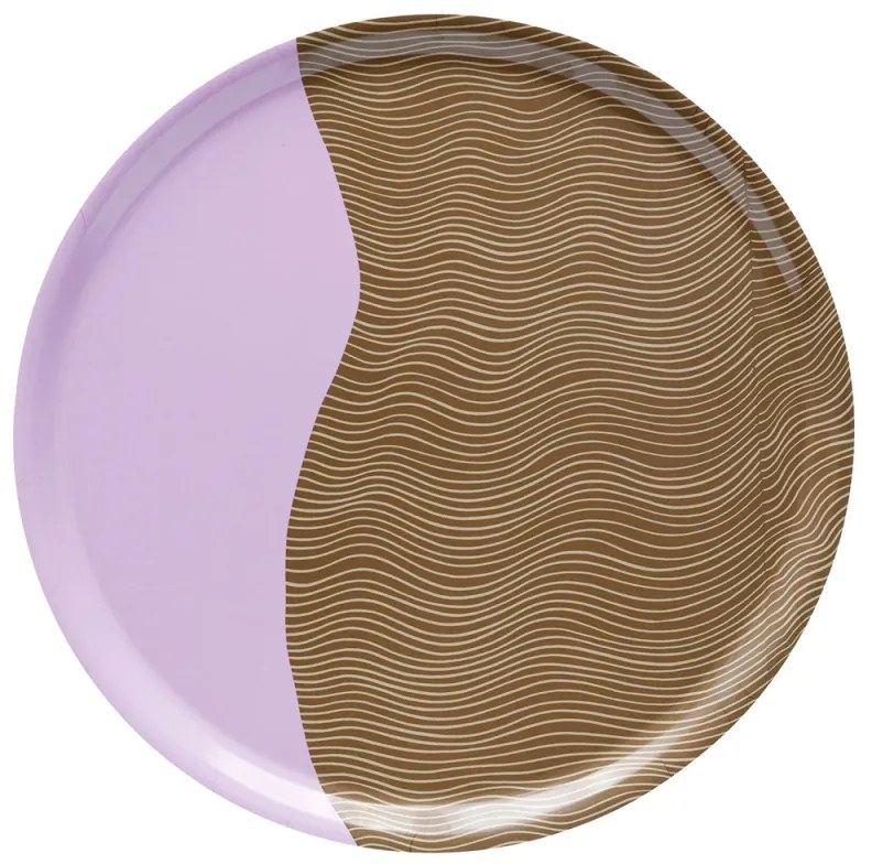 Podnos Gabriel Näkki 46cm, ružovo-hnedá