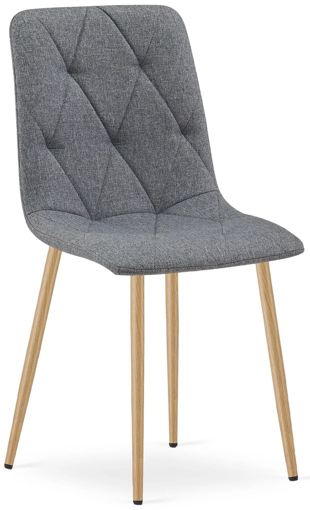 Sivá jedálenská stolička LIBRA