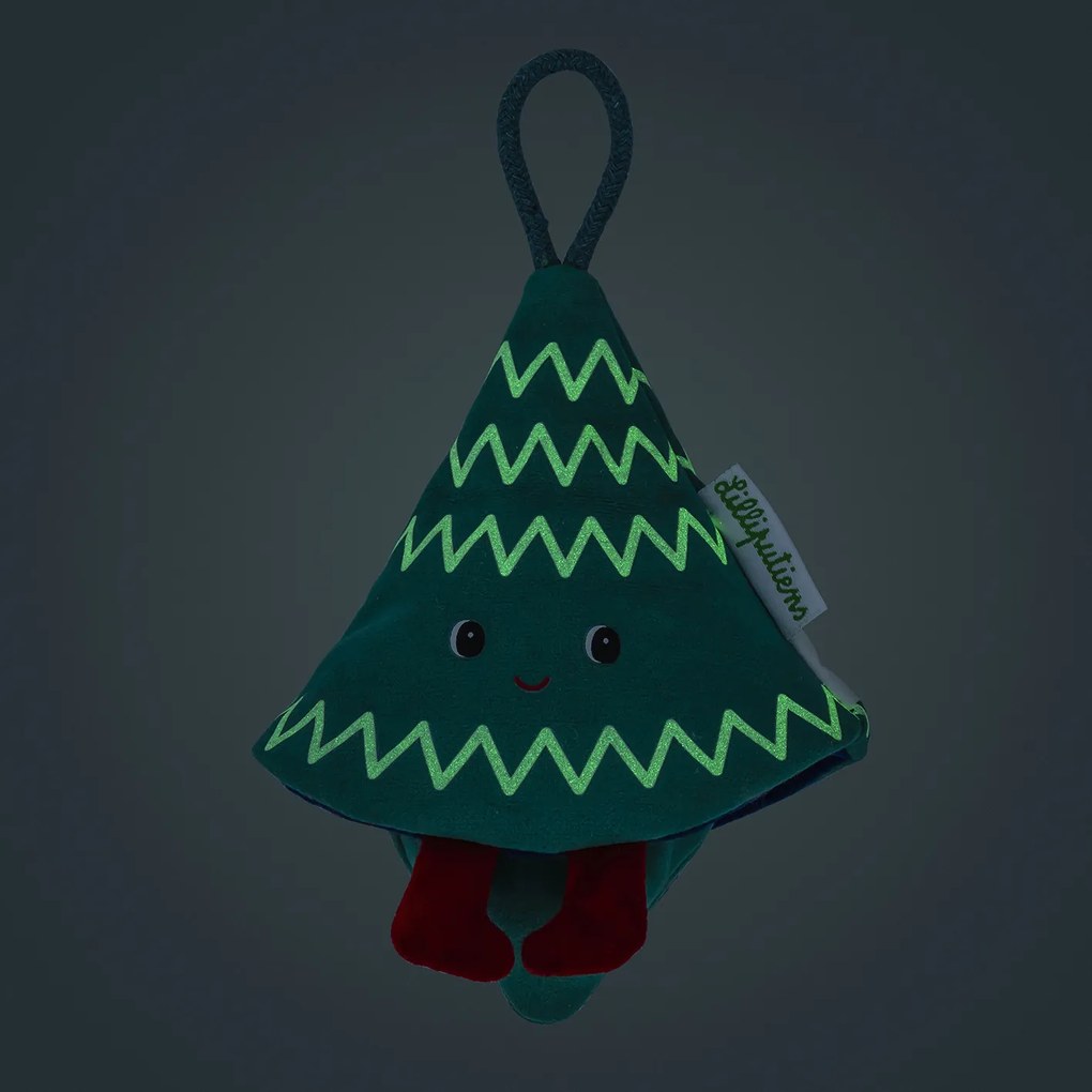 Lilliputiens – vianočná plyšová dekorácia – modrá elfka Titti