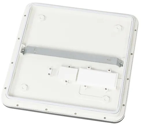 Stropné svietidlo čierne 30 cm vrátane LED 3-stupňového stmievača IP44 - Steve