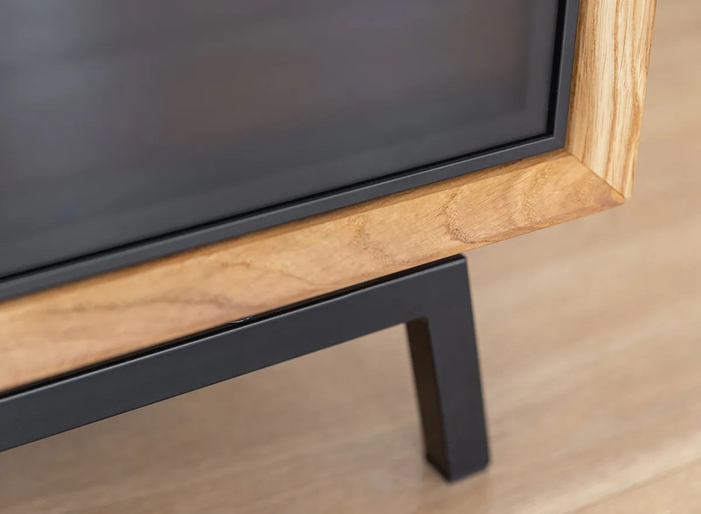 PROXIMA.store - Luxusný dubový TV stolík 2.1 - MODERN LOFT FARBA: dub, ROZMER: dĺžka TV stolíka 120 cm