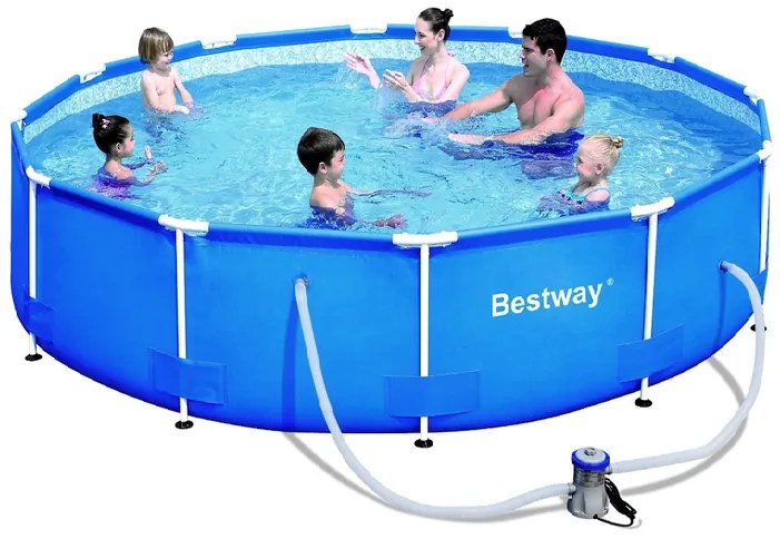 Bazén s konštrukciou 305 x 76 cm BESTWAY 56408 Steel Pro + kartušová filtrácia