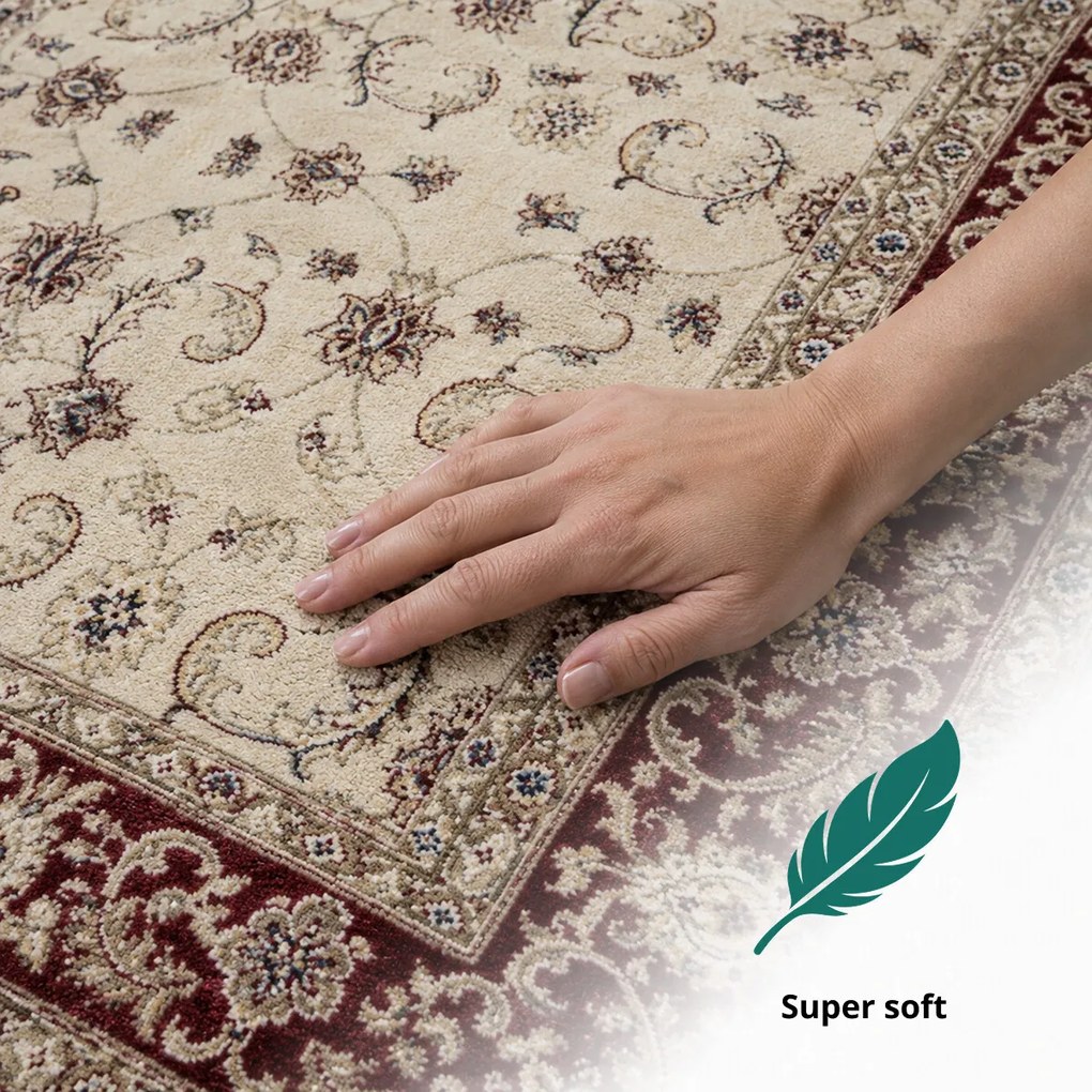 Angel Carpet, Kusový koberec Sultan 21 Red, 80x150, červená, kancelária