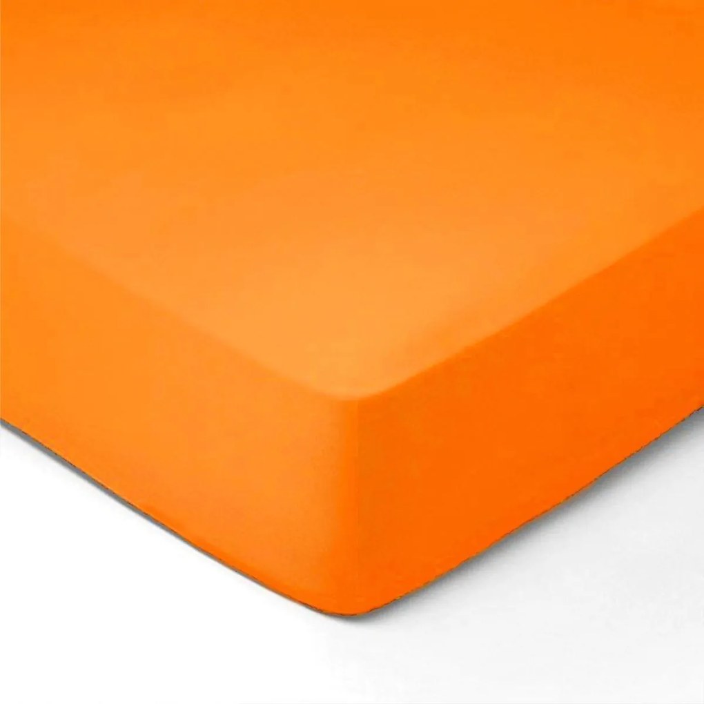 Prestieradlo, Jersey, oranžová 90 x 200 cm