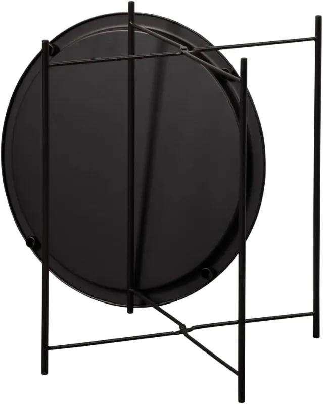 Kesper, Boční stolek s podnosem, černý
