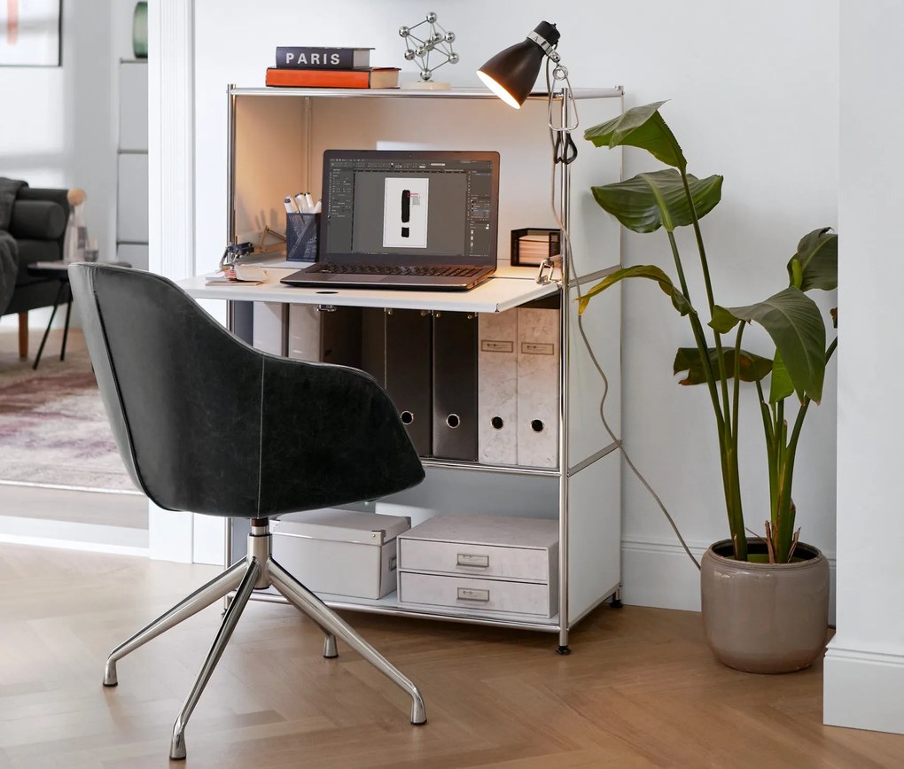 Kovová skrinka »CN3«, biela