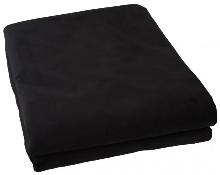 Zatemňovacie závesy Velvet čierna – 140 × 250 cm (2 ks)