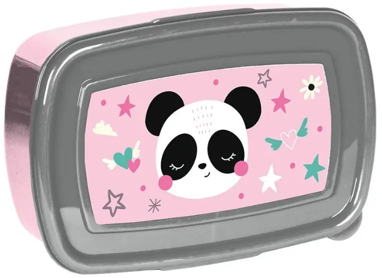Školský set Panda With Love – 5-dielna súprava s taškou, peračníkom, vreckom a doplnkami