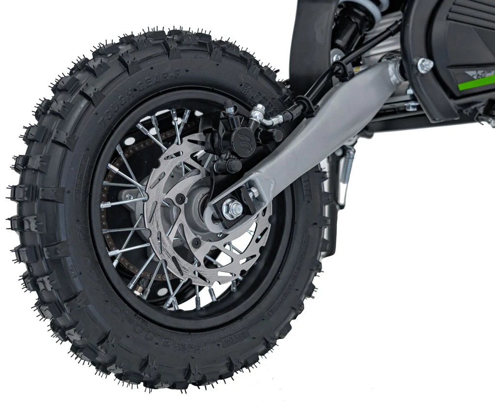 Elektrický detský PIT BIKE s batériovým motorom - zelený