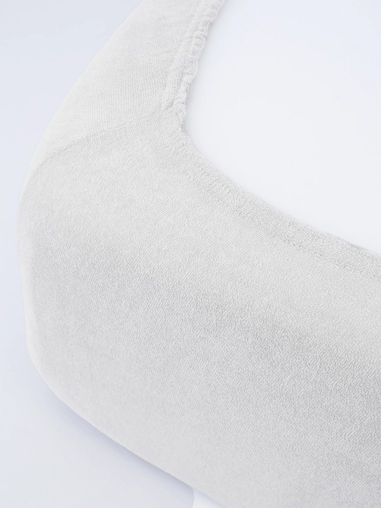 Froté plachta 140 × 200 cm - svetlo sivá