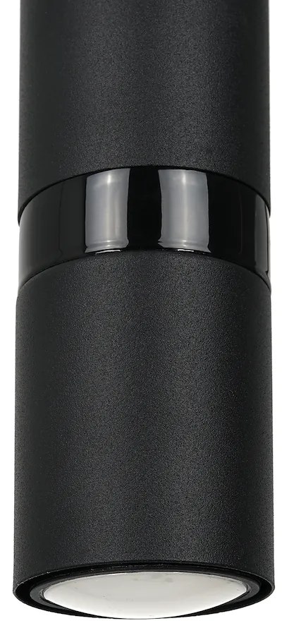 Závesné svietidlo Joker, 1x čierne kovové tienidlo, b