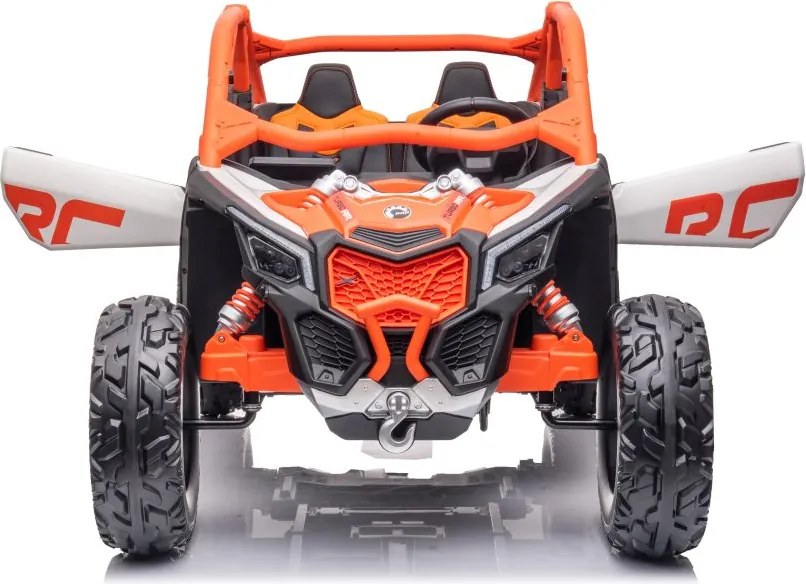 LEAN CARS Elektrická bugina na batérie Can-am RS DK-CA001 oranžová 4x4