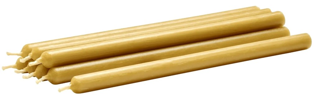 Stoff Nagel Vysoká sviečka STOFF Nagel Golden Honey – set 8 ks