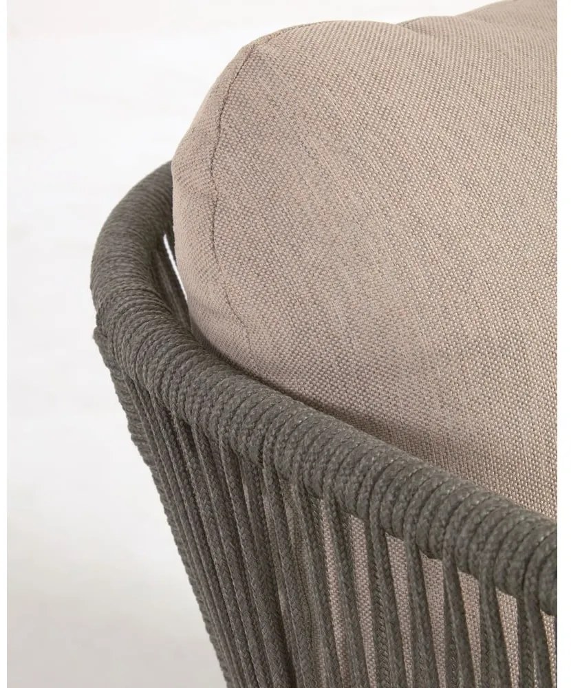 Khaki záhradné kreslo Kave Home Catalina
