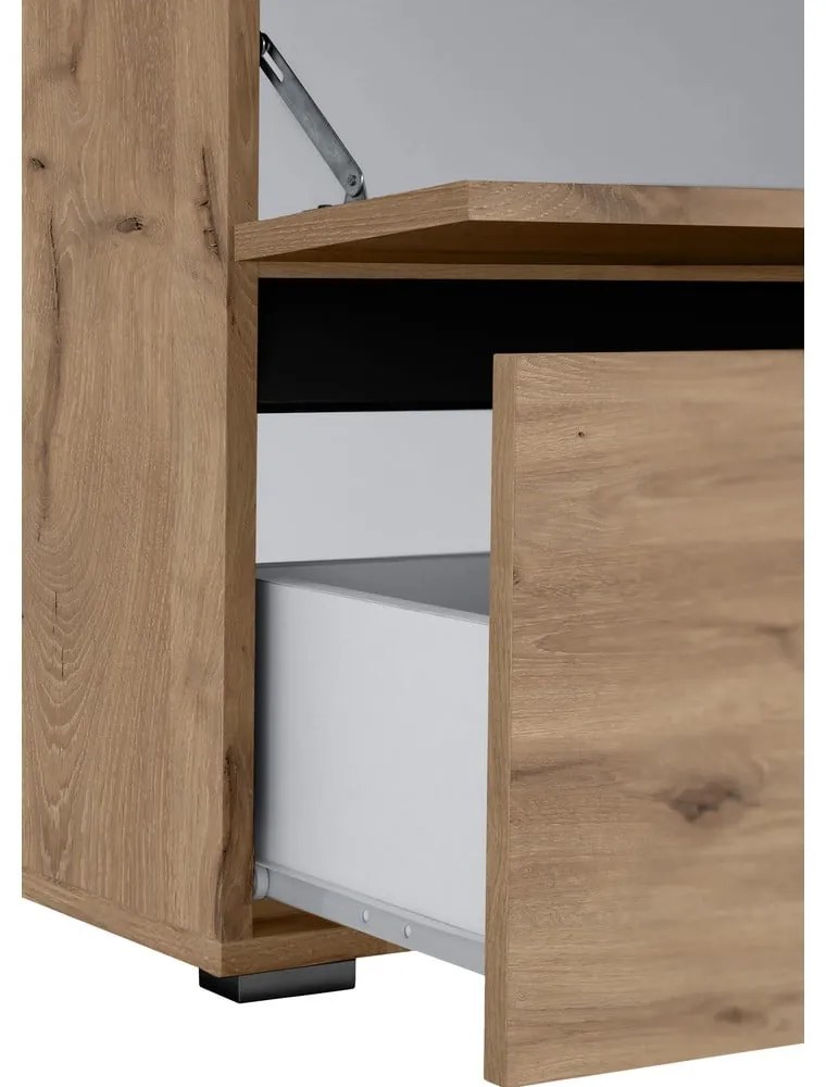 Skrinka pod umývadlo v dekore duba v prírodnej farbe 80x55 cm Wisla – Støraa