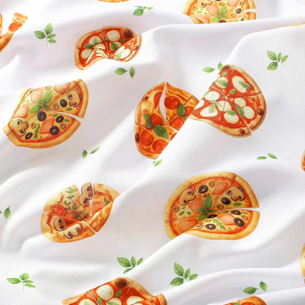 Goldea okrúhly teflónový obrus - lahodná pizza Ø 150 cm