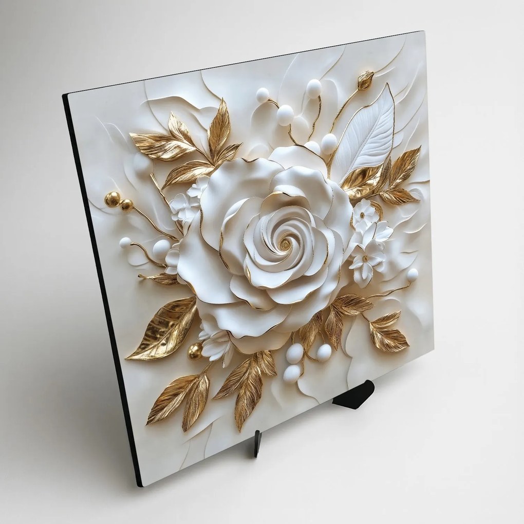 DUBLEZ | Obraz na stenu - Biely kvet