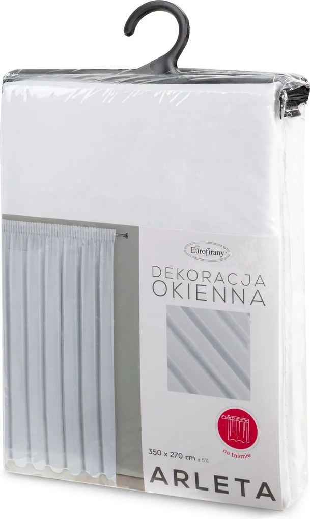 ZÁCLONA NA PÁSKE ARLETA 350X270 CM BIELA