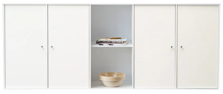 Biela nástenná komoda Hammel Mistral Kubus, 169 x 69 cm