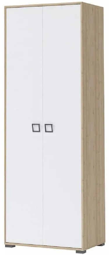 Skriňa 2D Kiki G2P-BK/KI-15 beech/white