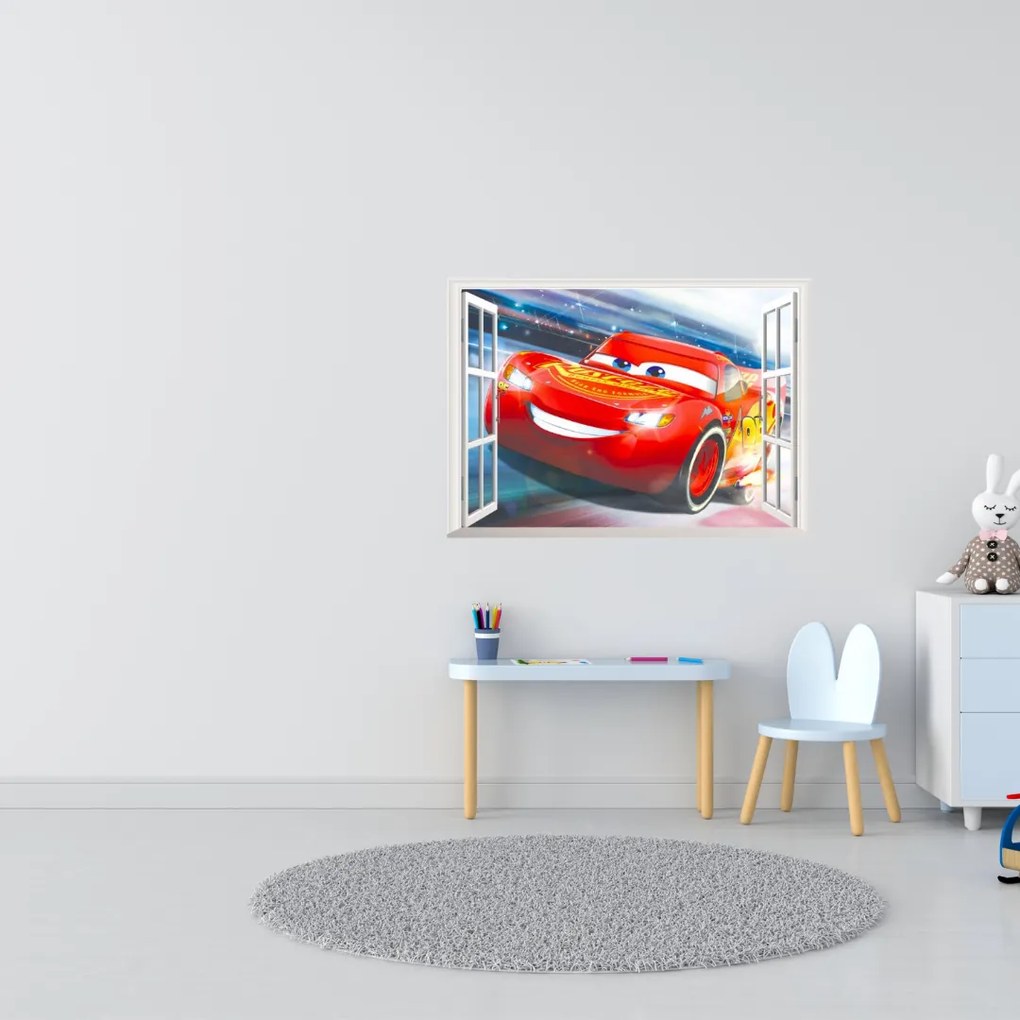 Samolepka na stenu "Bleskový McQueen" 50x70cm