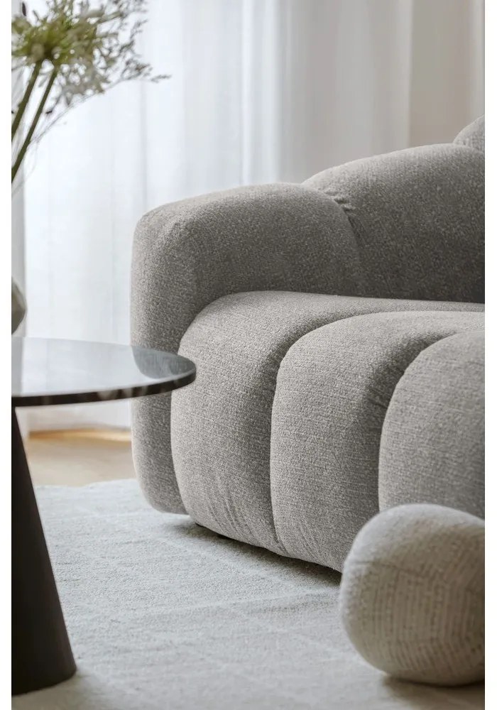 Svetlosivé kreslo Shell – Miuform