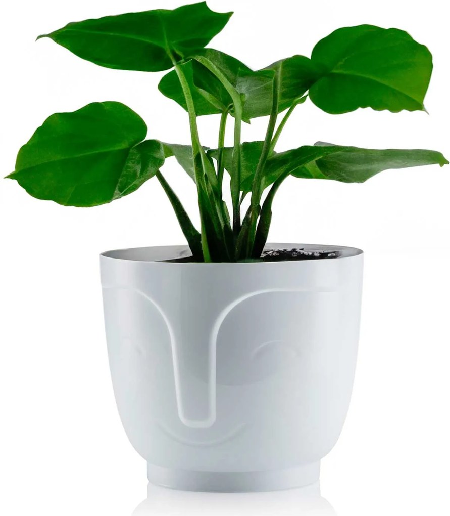 Kvetináč ZOE 16 cm biely