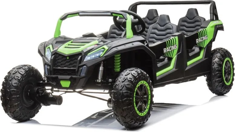 LEAN CARS Elektrická bugina Buggy A033 4x4 24V zelená