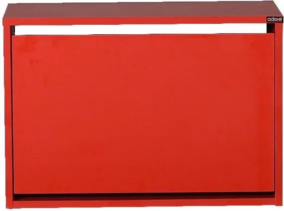 Botník (skrinka na topánky) Tosina 1 (červená). Akcia -13%. Vlastná spoľahlivá doprava až k Vám domov. 1094528