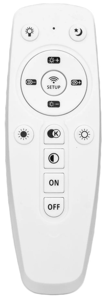 Toolight - LED stropné svietidlo APP818-CP + diaľkové ovládanie, zlatá, OSW-04028