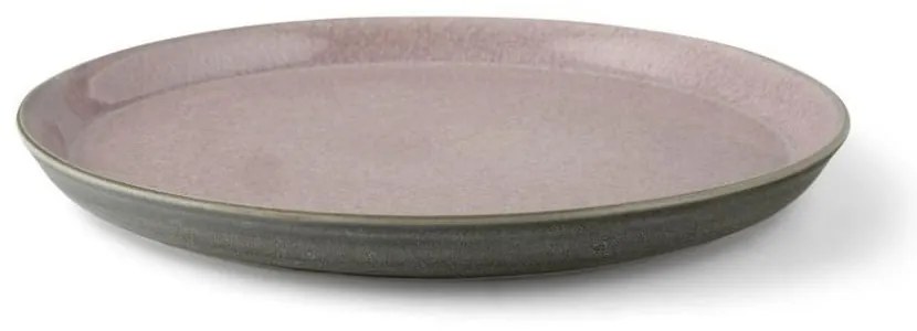 Ružový/sivý kameninový tanier ø 27 cm Gastro Grey/Light Pink – Bitz