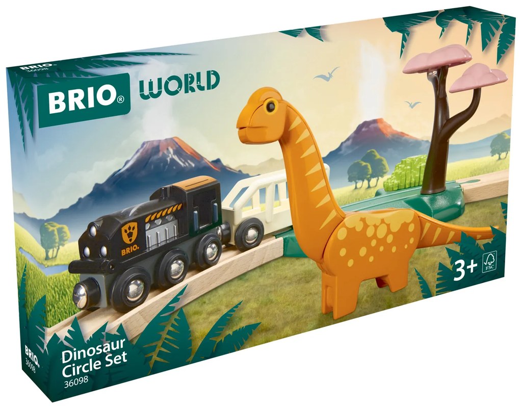 Brio - Dinosauria kruhová vláčikodráha