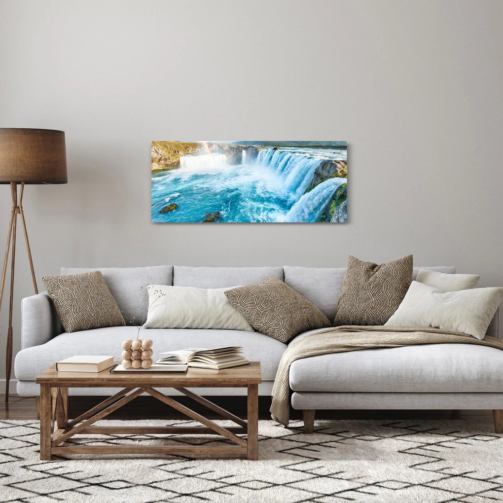 Obraz - Vodopády (120x50 cm)