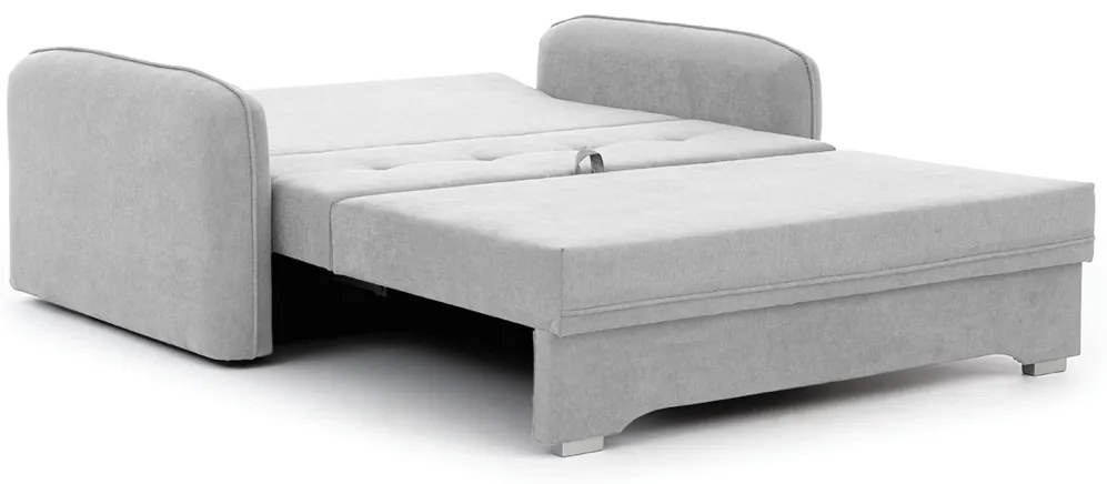 Rozkladacia 2-miestna pohovka LAINE, svetlosivá