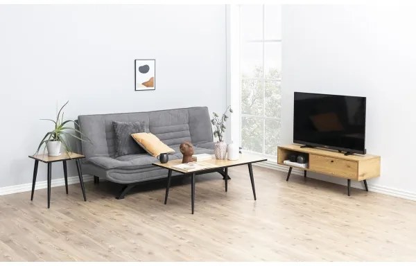 Rozkladacia dvojmiestná pohovka AIRI sivá