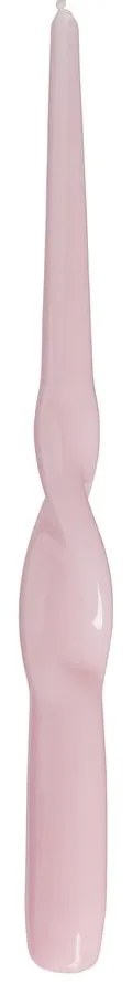 TWISTED Sada sviečok 4 ks 29 cm - červená