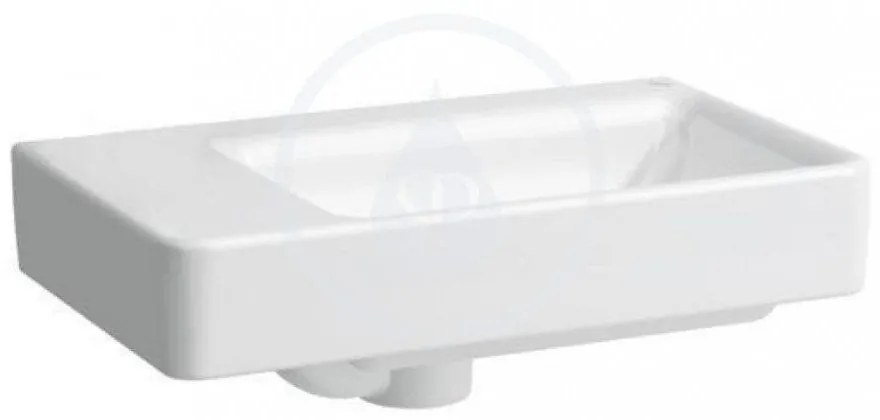 LAUFEN Pro S Umývadielko, 480 mm x 280 mm, bez otvoru na batériu, s LCC, biela H8159554001091