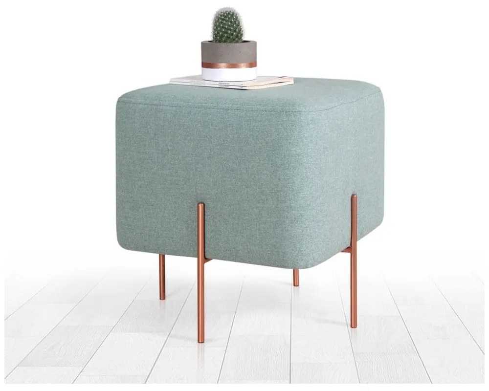 Svetlomodrý taburet Copper – Artie