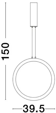 LED luster Change 40 zlaté