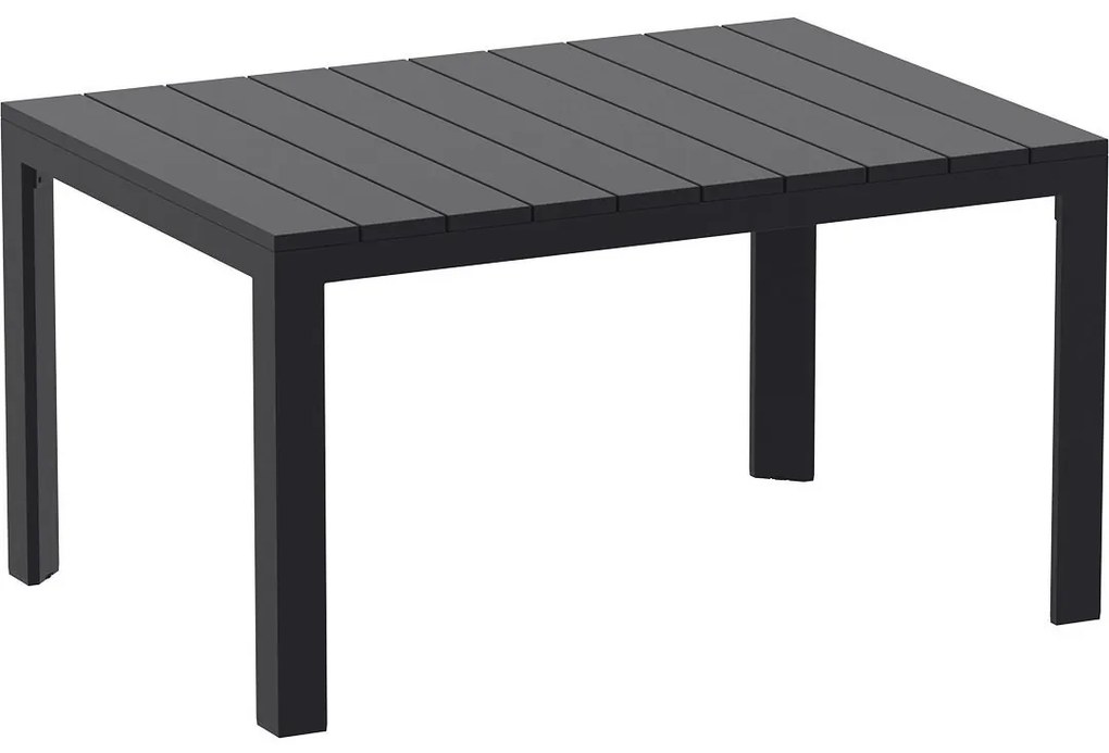 ATLANTIC 140 záhradný rozťahovací stôl black