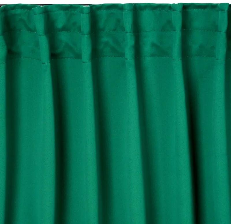 Zelený záves na flex páske MILAN 140x300 cm