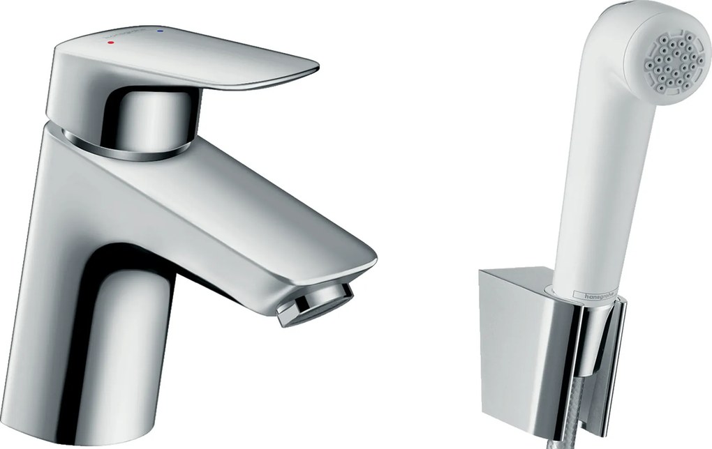 Hansgrohe Logis, páková umývadlová batéria s bidetovou spŕškou, chrómová, HAN-71290000