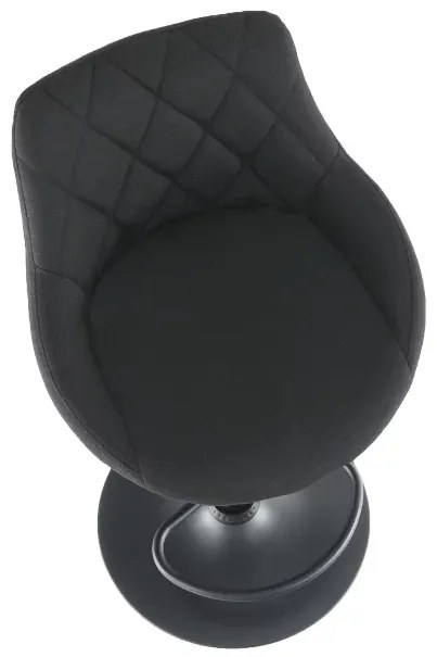 Barová stolička Terkan - čierna